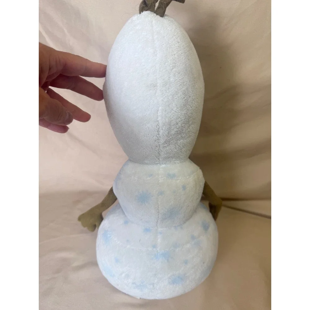 Build-A-Bear Disney Frozen Olaf Snowman Plush Toy White Blue Snowflake 027930